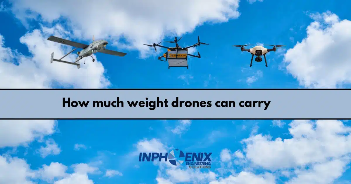 How much weight drones can carry