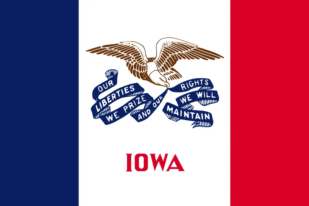 Iowa-Flag-State-of-Iowa-Drone-Law Drone Laws in Iowa
